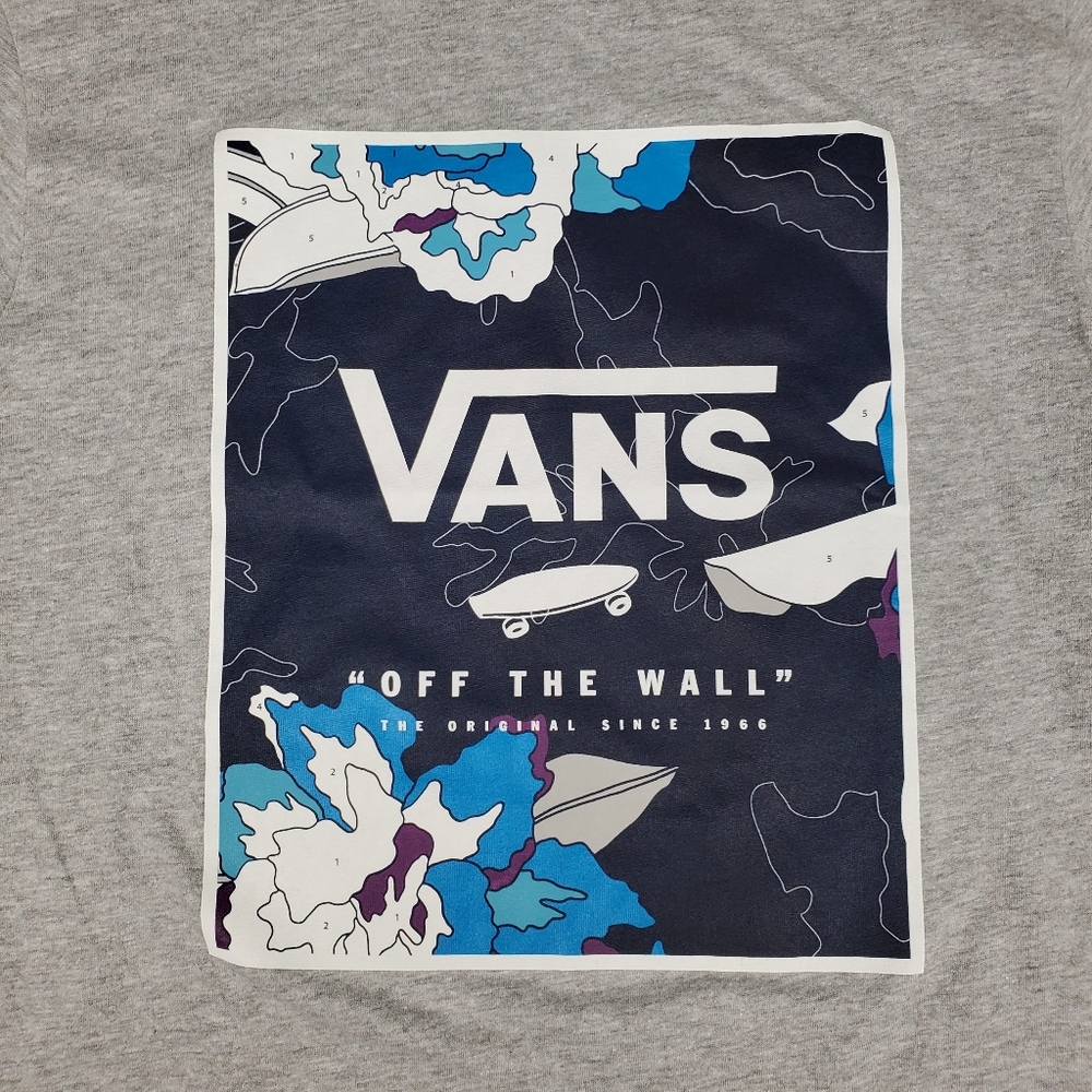 Vans Print Box SS Tee Gray - Picture 3 of 5